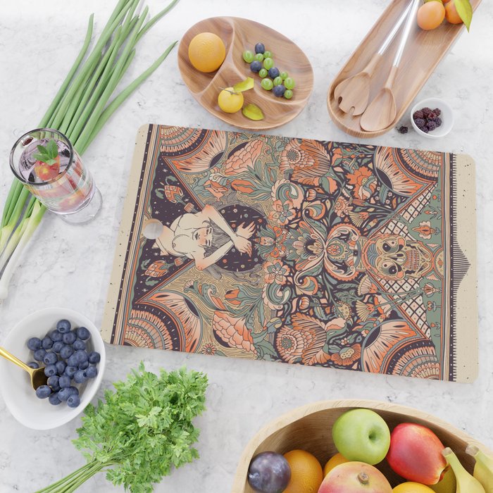 lit de fleurs Cutting Board Gallery Image 2