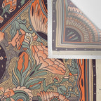 lit de fleurs Wall Tapestry Gallery Image 3