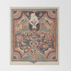 lit de fleurs Throw Blanket Gallery Image 2