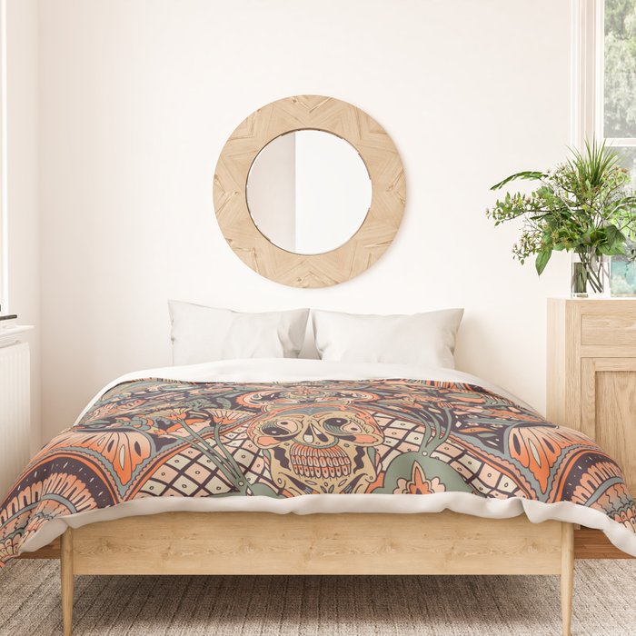 lit de fleurs Duvet Cover Gallery Image 3