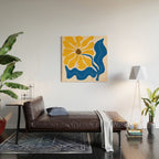 Bold sunflower 3 Wood Wall Art Gallery Image 2