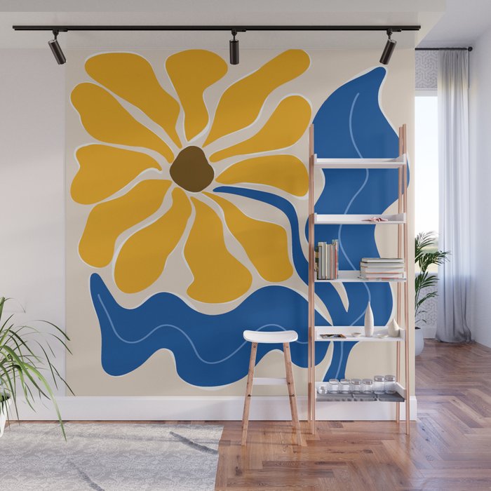 Bold sunflower 3 Wall Mural Gallery Image 1