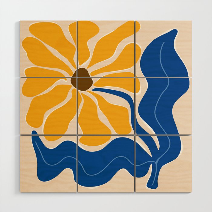 Bold sunflower 3 Wood Wall Art Gallery Image 1