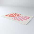 Peach & Orange: Wild Leaf | Matisse Foliage Paper Cutouts 03 Rug Gallery Image 3