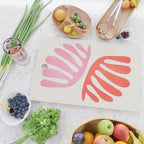 Peach & Orange: Wild Leaf | Matisse Foliage Paper Cutouts 03 Cutting Board Gallery Image 2