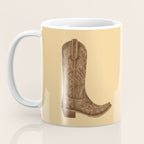Brown Cowgirl Boot Coffee Mug Gallery Image 3
