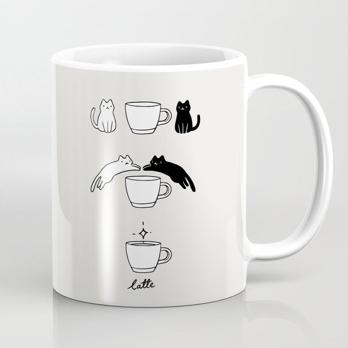 Coffee Cat 2: Catte Coffee Mug Gallery Image 1
