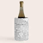 Memphis White Map Wine Chiller Gallery Image 3