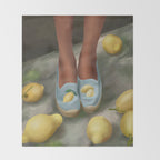 Lemon Steps Throw Blanket Gallery Image 2
