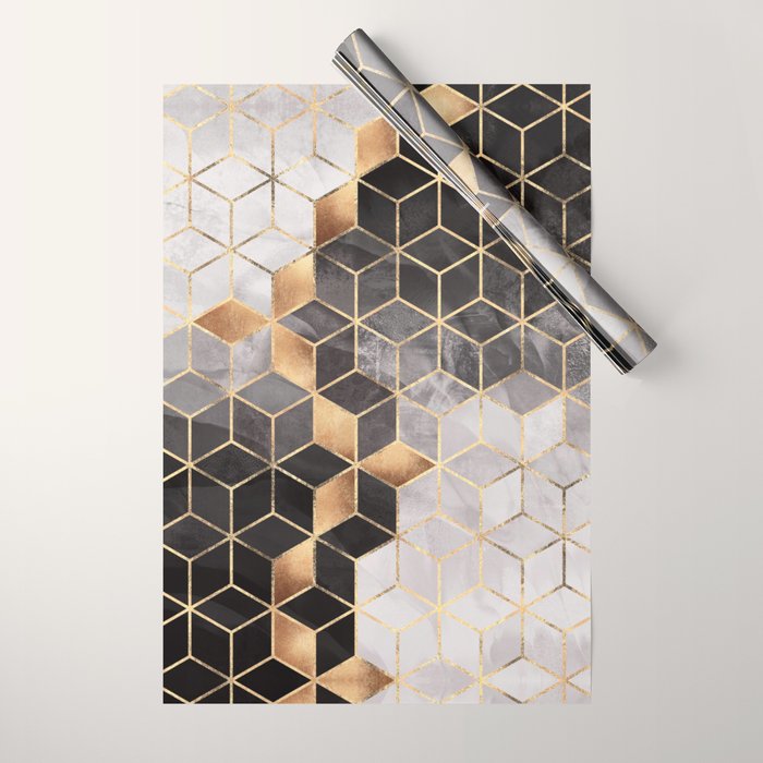 Smoky Cubes Wrapping Paper Gallery Image 1