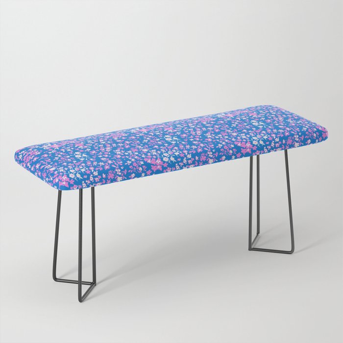 Pink and blue pop art ditsy Bench Gallery Image 1