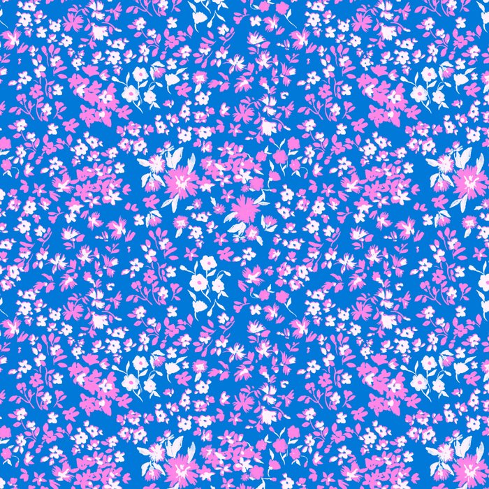 Pink and blue pop art ditsy Coffee Mug Gallery Image 2