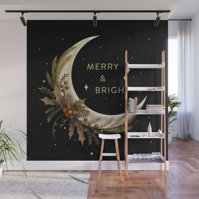 Merry & Bright Wall Mural Gallery Image 1