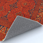 N194 - Red Berber Atlas Oriental Traditional Moroccan Style Rug Gallery Image 4