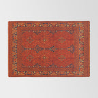 N194 - Red Berber Atlas Oriental Traditional Moroccan Style Rug Gallery Image 2