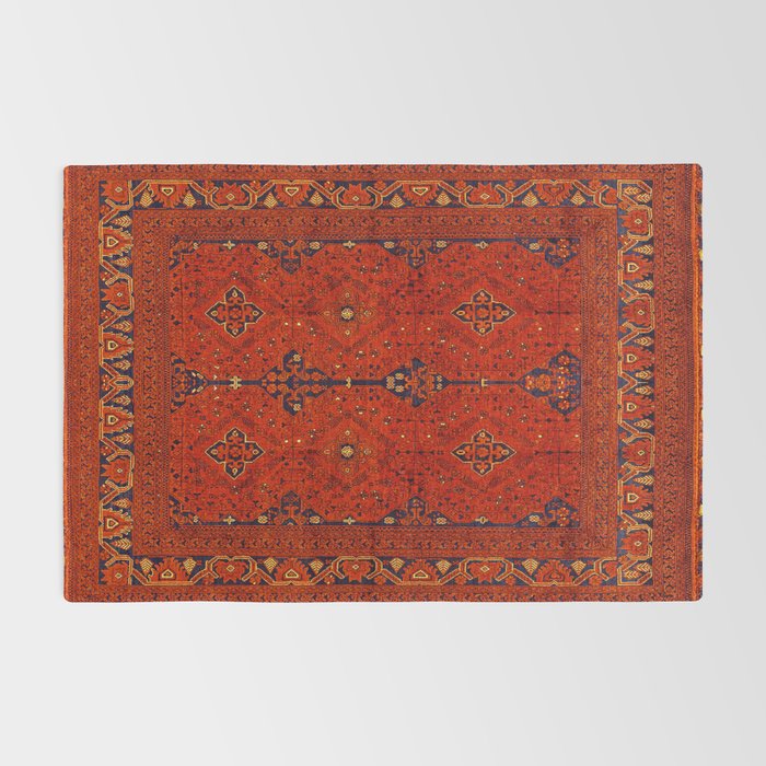 N194 - Red Berber Atlas Oriental Traditional Moroccan Style Rug Gallery Image 2