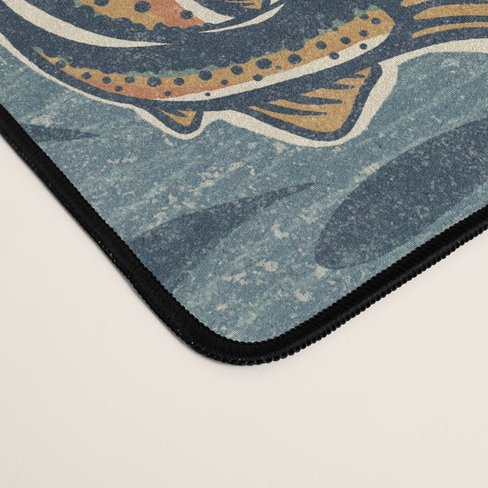 Rodeo Frogs - Blue Desk Mat Gallery Image 4