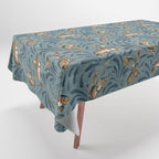 Rodeo Frogs - Blue Tablecloth Gallery Image 1