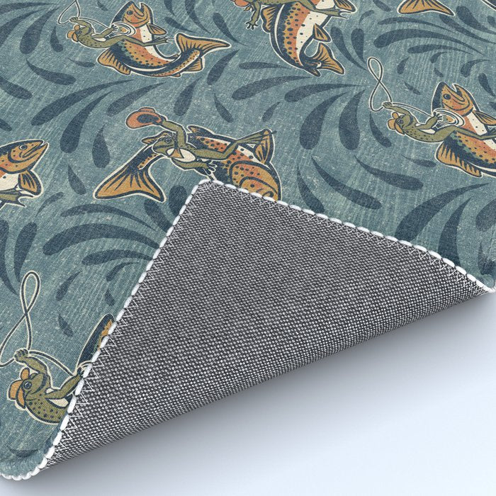 Rodeo Frogs - Blue Rug Gallery Image 4