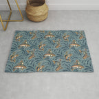 Rodeo Frogs - Blue Rug Gallery Image 1