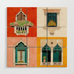 venice windows Wood Wall Art Gallery Image 1