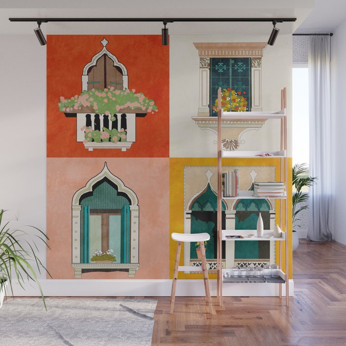 venice windows Wall Mural Gallery Image 1
