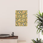 Colorful Quilt Plaid geometric pattern green and blue Poster Gallery Image 2