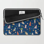 Cat Queens (Blue) Laptop Sleeve Gallery Image 2