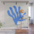 Jazz Blue Leaf: Matisse Series 02 | Mid-Century Edition Wall Mural Gallery Image 1