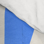Jazz Blue Leaf: Matisse Series 02 | Mid-Century Edition Comforter Gallery Image 4