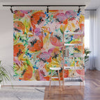 flowered Wall Mural Gallery Image 1