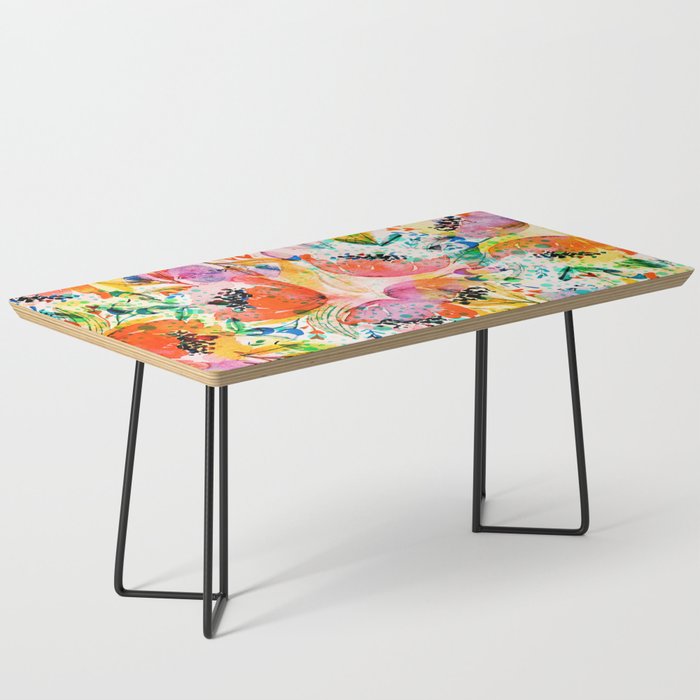 flowered Coffee Table Gallery Image 1