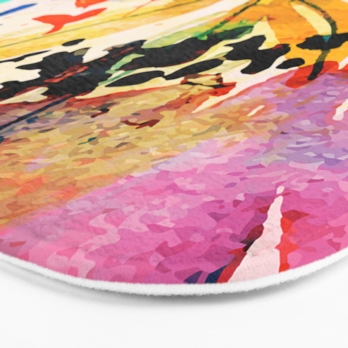 flowered Bath Mat Gallery Image 3