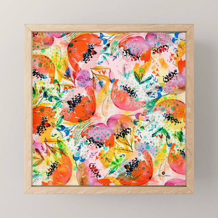 flowered Mini Art Print Gallery Image 1