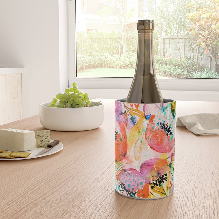 flowered Wine Chiller Gallery Image 4