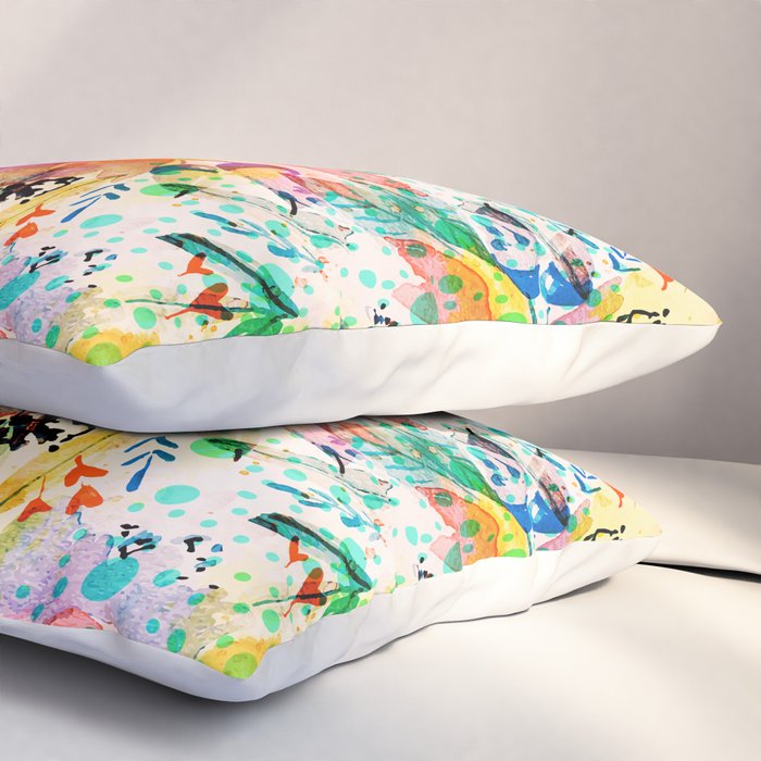 flowered Pillow Sham Gallery Image 3