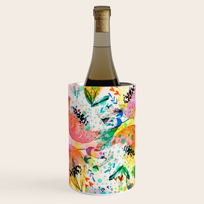 flowered Wine Chiller Gallery Image 3