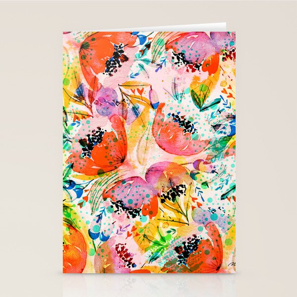 flowered Stationery Card Gallery Image 2