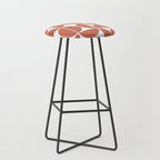 Mid Century Modern Geometric 04 Terracotta Stool Gallery Image 1