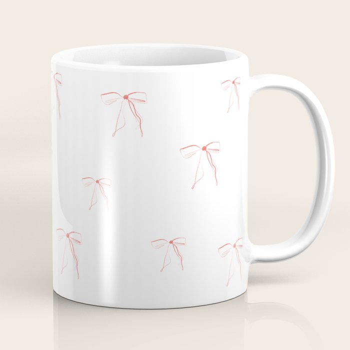 Cute Red Bows Coffee Mug Gallery Image 1