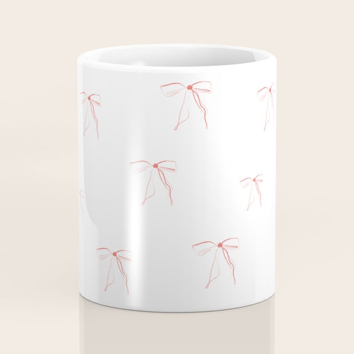 Cute Red Bows Coffee Mug Gallery Image 4