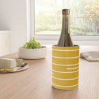 Minimal, Geometric Stripes Pattern in Yellow Wine Chiller Gallery Image 4