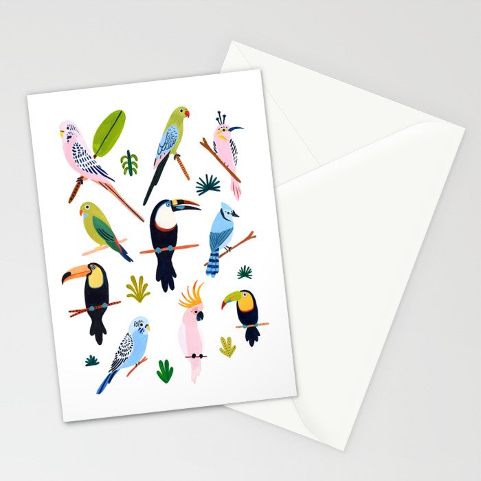 Birds of the Rainforest Stationery Card Gallery Image 2