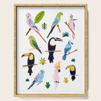 Birds of the Rainforest Serving Tray Gallery Image 1