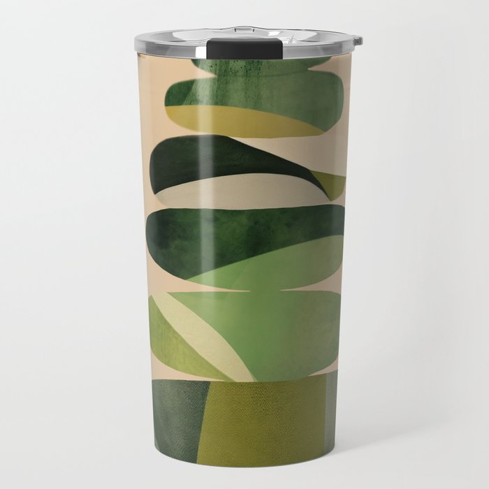 Abstract and Modern Stones Art 2 Travel Mug Gallery Image 1