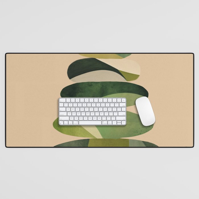 Abstract and Modern Stones Art 2 Desk Mat Gallery Image 1
