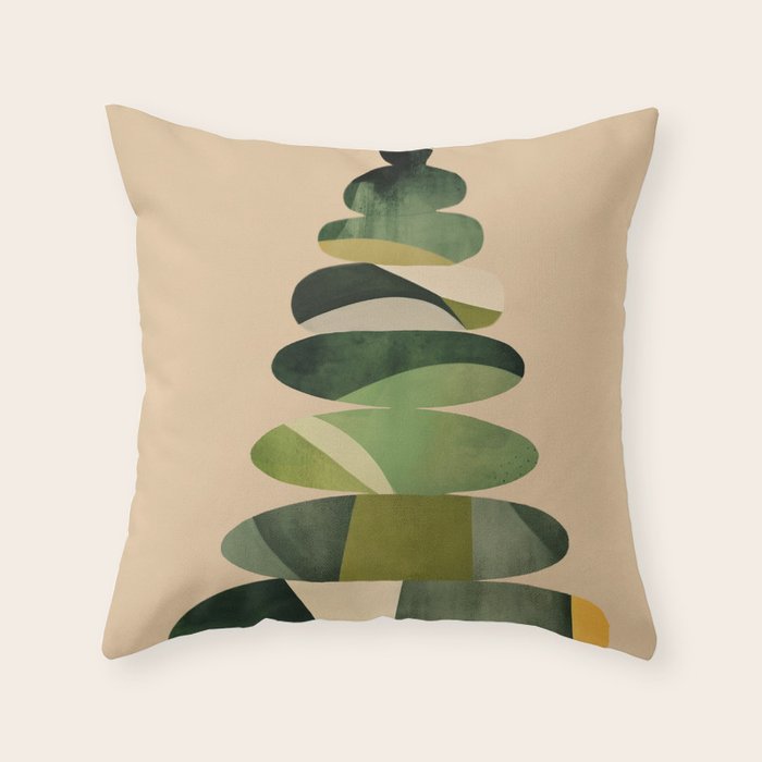 Abstract and Modern Stones Art 2 Throw Pillow Gallery Image 6