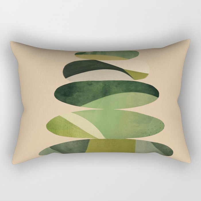 Abstract and Modern Stones Art 2 Rectangular Pillow Gallery Image 2