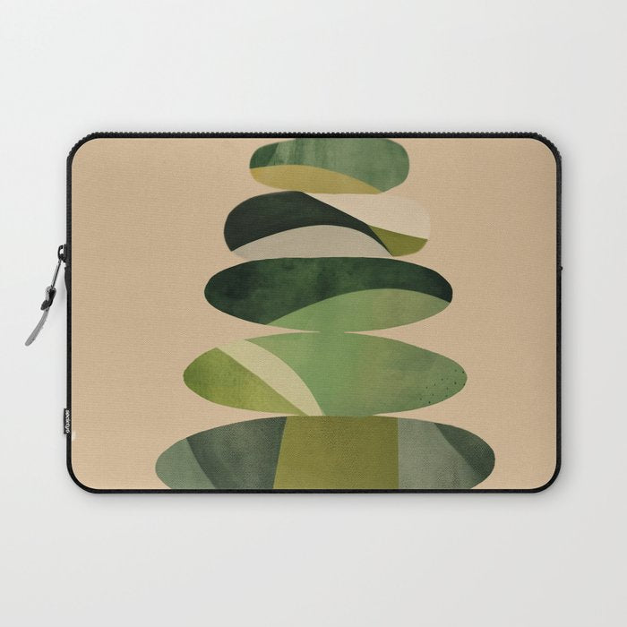 Abstract and Modern Stones Art 2 Laptop Sleeve Gallery Image 1