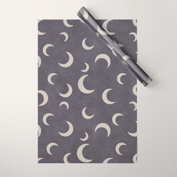 Moonlight Concrete Wrapping Paper Gallery Image 1